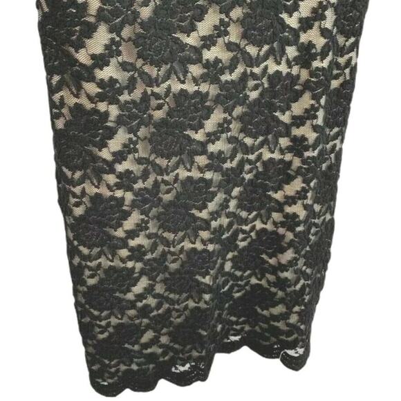 Free People Women's Mini Dress XS Bodycon Lower East Side Floral Lace Sleeveless - Picture 6 of 7